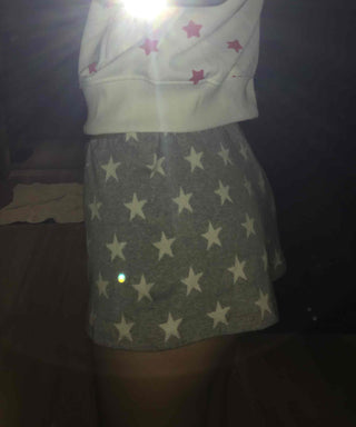 American Star Pattern Loose Fit Cotton Shorts