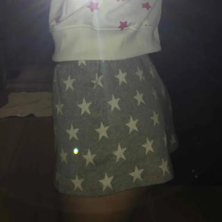 American Star Pattern Loose Fit Cotton Shorts