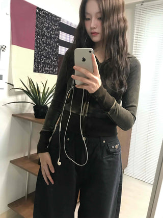 Shaping Slim Fit Crop Collar Zip-up