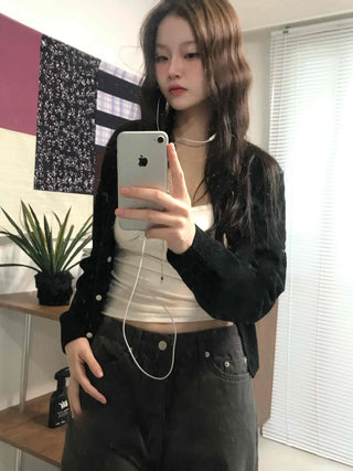 Slim Fit Square Neck Daily Crop Sleeveless