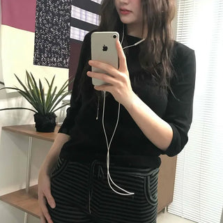 Daily Slim Fit Modal 3/4 Sleeve T-Shirt