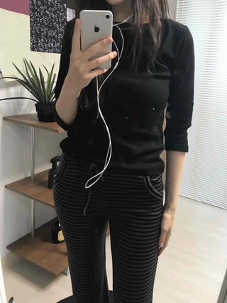 Daily Slim Fit Modal 3/4 Sleeve T-Shirt
