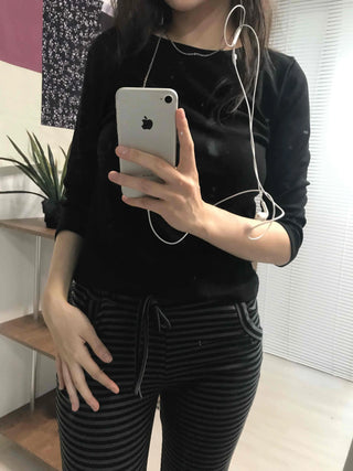 Daily Slim Fit Modal 3/4 Sleeve T-Shirt