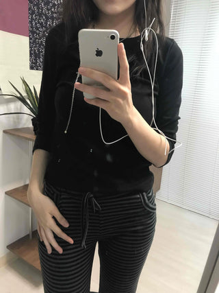 Daily Slim Fit Modal 3/4 Sleeve T-Shirt