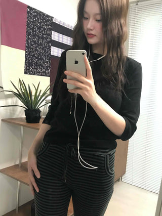Daily Slim Fit Modal 3/4 Sleeve T-Shirt