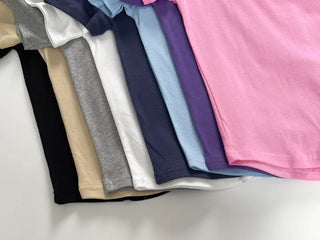 HOBI Deep Slim Basic Short Sleeve T-shirt