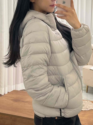 Soft Volume Hooded Lightweight Padded Jacket