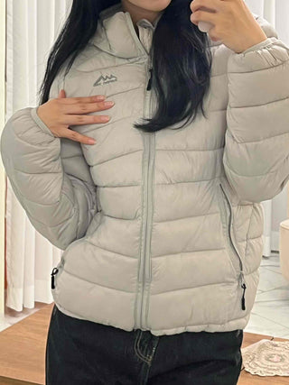 Soft Volume Hooded Lightweight Padded Jacket