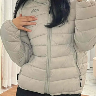 Soft Volume Hooded Lightweight Padded Jacket