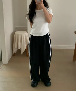 Cory Two-Stripe Track Long Pants