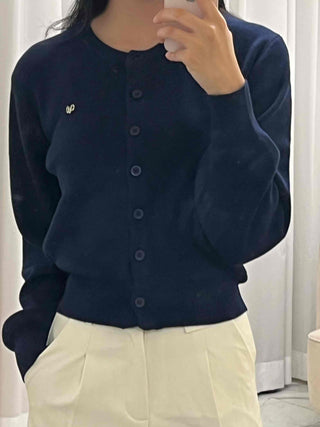 Campus Look Pendant Semi-Loose Fit Cardigan