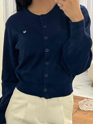Campus Look Pendant Semi-Loose Fit Cardigan