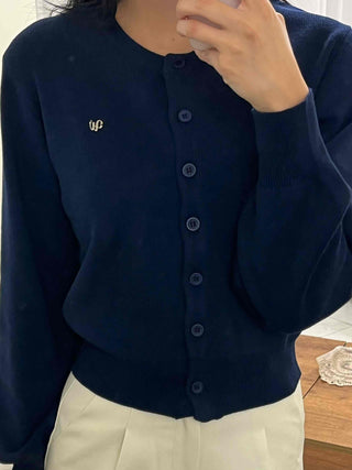 Campus Look Pendant Semi-Loose Fit Cardigan