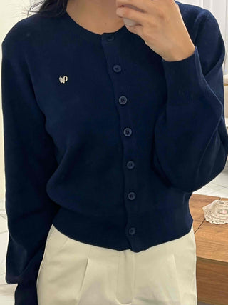 Campus Look Pendant Semi-Loose Fit Cardigan