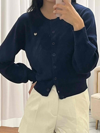 Campus Look Pendant Semi-Loose Fit Cardigan
