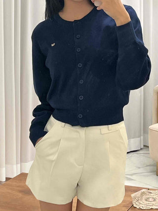 Campus Look Pendant Semi-Loose Fit Cardigan