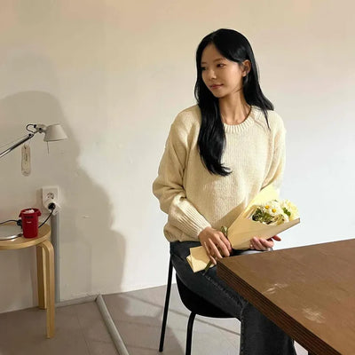 Soft Avant Round Loose Fit Knit