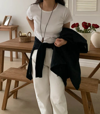 Vika String Collar Wind Blouson