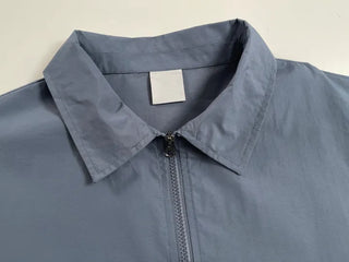 Vika String Collar Wind Blouson