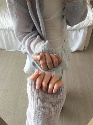 Soft Angora Puff Sleeve Crop Cardigan