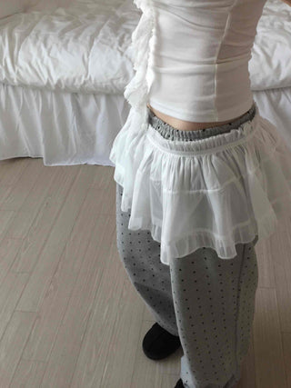 Cozy Homewear Dot String Jogger Training Pants