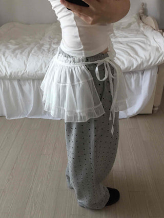 Cozy Homewear Dot String Jogger Training Pants