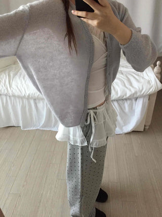 Cozy Homewear Dot String Jogger Training Pants