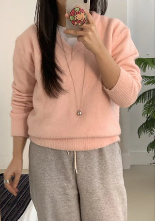 Soft Touch Cozy Fit V-Neck Knit