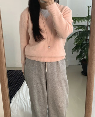 Soft Touch Cozy Fit V-Neck Knit