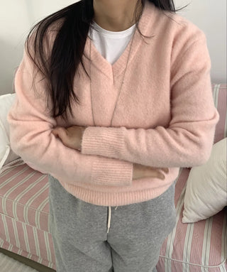 Soft Touch Cozy Fit V-Neck Knit