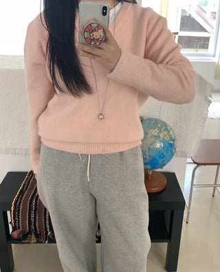 Soft Touch Cozy Fit V-Neck Knit