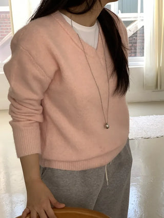Soft Touch Cozy Fit V-Neck Knit