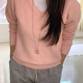 Soft Touch Cozy Fit V-Neck Knit