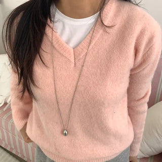 Soft Touch Cozy Fit V-Neck Knit