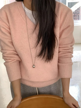 Soft Touch Cozy Fit V-Neck Knit