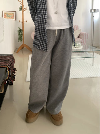 Cozy Fleece-Lined Loose Fit Jogger Training Pants