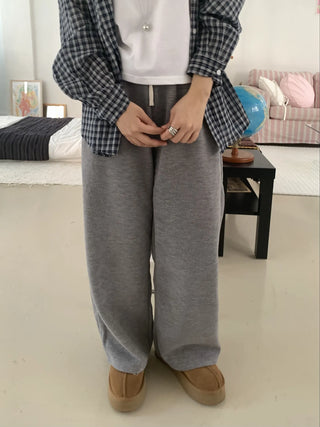 Cozy Fleece-Lined Loose Fit Jogger Training Pants