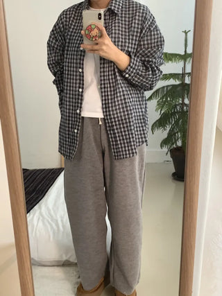 Cozy Fleece-Lined Loose Fit Jogger Training Pants