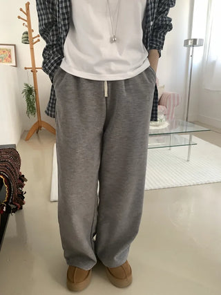 Cozy Fleece-Lined Loose Fit Jogger Training Pants