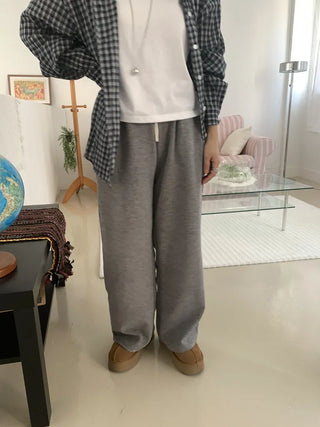 Cozy Fleece-Lined Loose Fit Jogger Training Pants