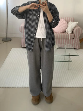 Cozy Fleece-Lined Loose Fit Jogger Training Pants
