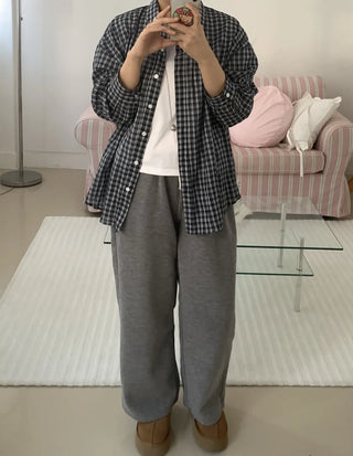 Cozy Fleece-Lined Loose Fit Jogger Training Pants