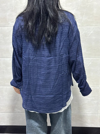 Ruben Check Long Sleeve Flowy Fit Long Sleeve Shirt