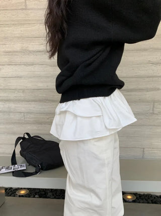 Mako Daily Loose Fit V-Neck Knit