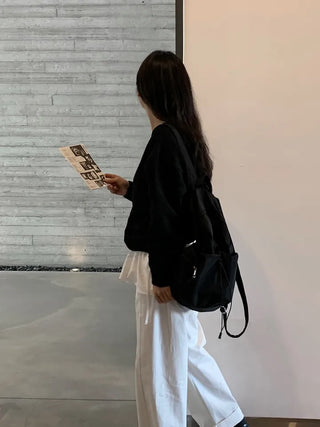 Mako Daily Loose Fit V-Neck Knit