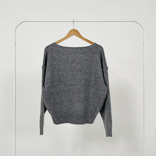 Mako Daily Loose Fit V-Neck Knit