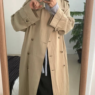 Classic Oversized Double Button Trench Coat