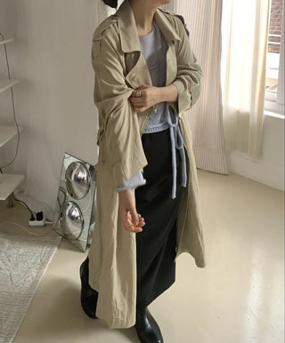 Classic Oversized Double Button Trench Coat