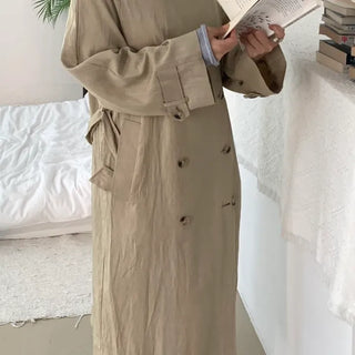 Classic Oversized Double Button Trench Coat