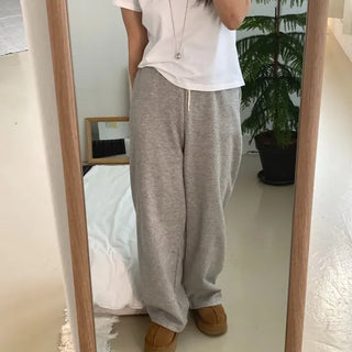 Daily Loose Fit Center Point Fleece-Lined Wide Training Pants